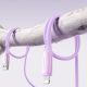9. Kabel Joyroom S-A59 Vibrant Series 3A USB-A - Lightning 1,2m - fioletowy