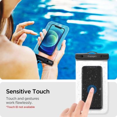 10. Etui Spigen Spigen Aqua Shield A601 wodoodporne IPX8 - przezroczyste 2 szt.