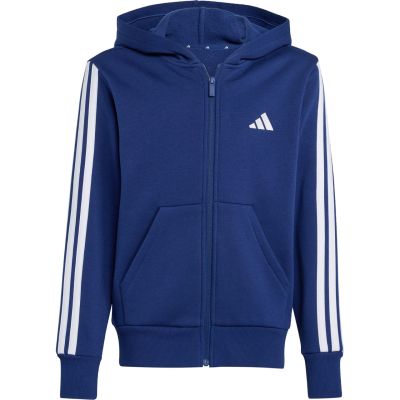 2. Bluza dla dzieci adidas Essentials Full-Zip granatowa JY4980