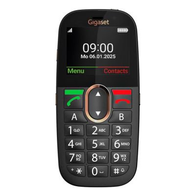 Gigaset GL695 5,87 cm (2.31") 113 g Czarny Telefon dla seniora