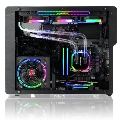 4. RAIJINTEK Ophion M Evo TGS Midi Tower Czarny, Przezroczysty