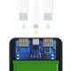 7. Powerbank Wozinsky Wpower WPBBK-2 10000 mAh 10 W 2x USB 2 A – czarny