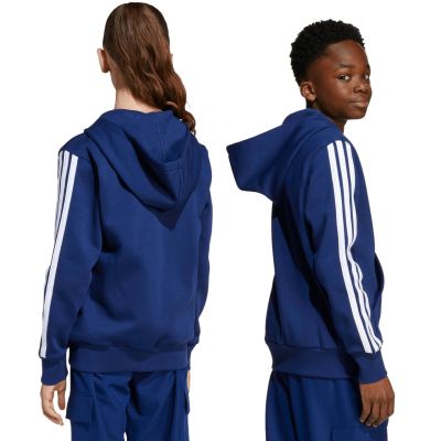 3. Bluza dla dzieci adidas Essentials Full-Zip granatowa JY4980