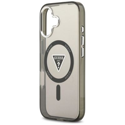 6. Etui Guess IML Gradient Triangle Logo MagSafe na iPhone 17 - czarne
