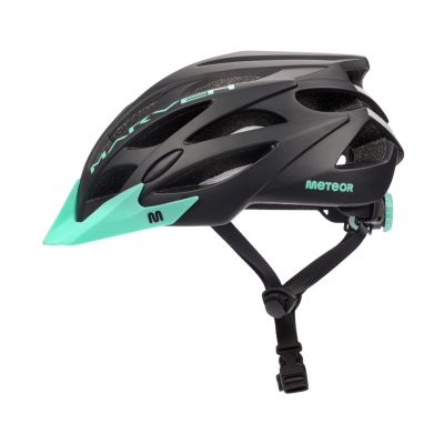 2. Kask Meteor Marven M 55-58 cm czarno-miętowy 24793