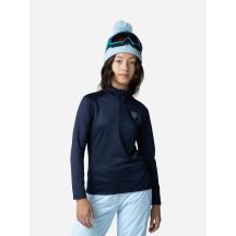 Bluza ROSSIGNOL Girl 1/2 Zip Warm Stretch granatowy