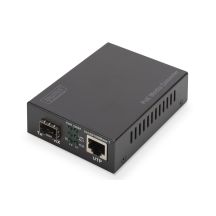 Konwerter mediów Gigabit PoE, RJ45 / SFP, PSE