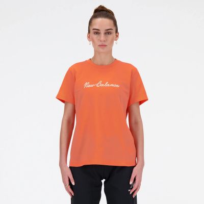5. Koszulka New Balance S/S Script Tee Gfr W WT41909GFR