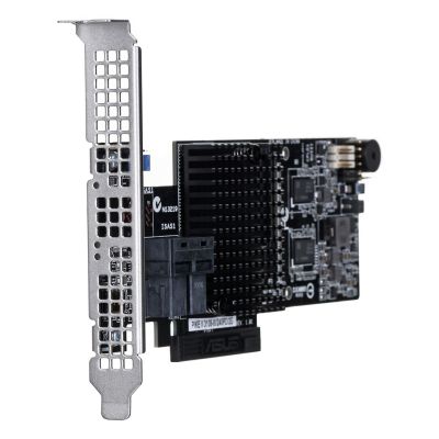 3. ASUS PIKE II 3108-8i-240PD/2G 8-port internal SATA/SAS 12G (RAID 0, 1, 10, 5, 6, 50, 60) 2x Mini-SAS HD SFF-8643