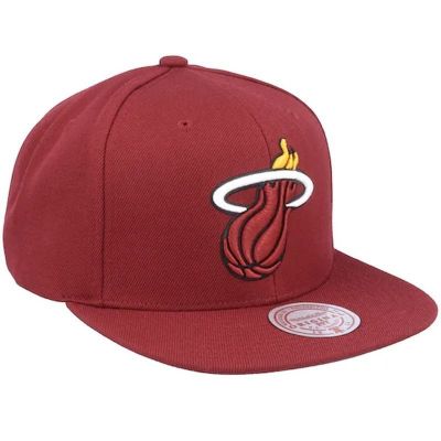 2. Czapka z daszkiem Mitchell & Ness NBA Miami Heat Top Spot Snapback Hwc Heat HHSS3256-MHEYYPPPMARO