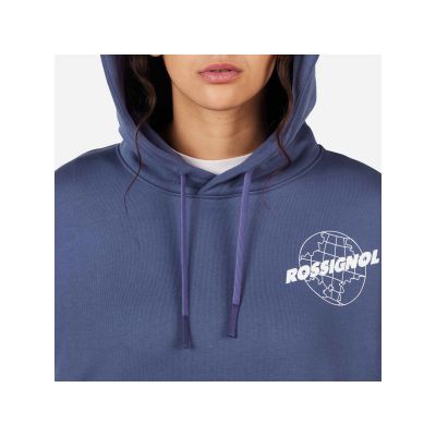 5. Bluza damska ROSSIGNOL W WATERFALL H RELAX SWEATSHIRT niebieska