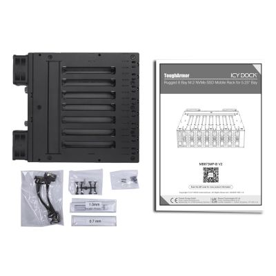5. Stacja dokująca ICY ToughArmor MB873MP-B V2 - Obudowa pamięci masowej - M.2 - PCIe 4.0