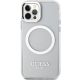 3. Etui Guess Metal Outline Magsafe na iPhone 12 / iPhone 12 Pro - srebrne