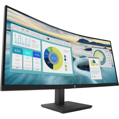 2. HP P34hc G4 monitor komputerowy 86,4 cm (34") 3440 x 1440 px Quad HD LED Czarny