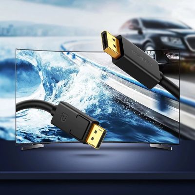 14. Kabel Ugreen DP102 10213 DisplayPort 1.2 4K / DisplayPort 1.2 4K 5 m - czarny
