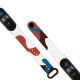 3. Strap Moro opaska do Xiaomi Mi Band 3 / 4 silikonowy pasek bransoletka do zegarka wzór 8