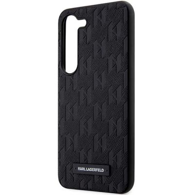 6. Etui Karl Lagerfeld Saffiano Mono Metal Logo na Samsung Galaxy S24 - czarne