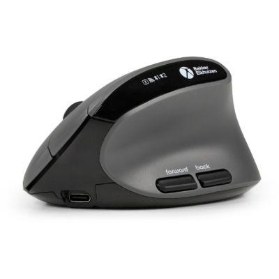 3. BakkerElkhuizen MidWay myszka Biuro Po prawej stronie RF Wireless + Bluetooth + USB Type-C Optyczny 2400 DPI