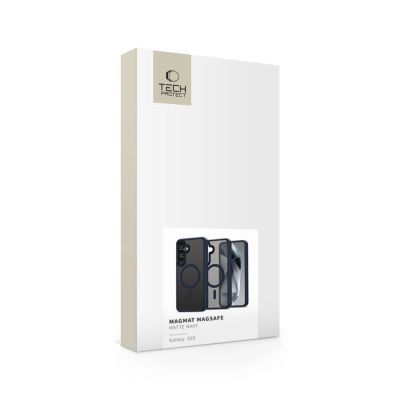 5. Etui Tech-Protect MagMat MagSafe na Samsung Galaxy S25 - przezroczysto-niebieskie