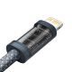 8. Kabel Baseus CALD000116 Lightning - USB-C PD 20W 480Mb/s 2m - szary