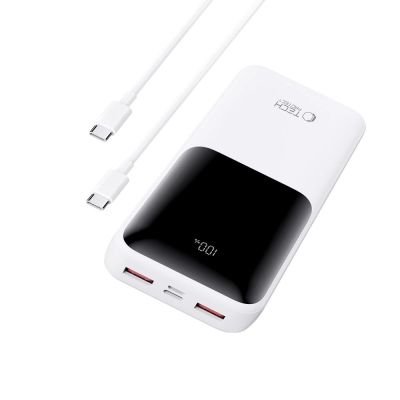 4. Powerbank Tech-Protect PB02 20000mAh 22.5W - biały