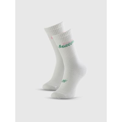 Skarpetki długie (2-pack) damskie 4F 4FRSS26USOCF657-90S