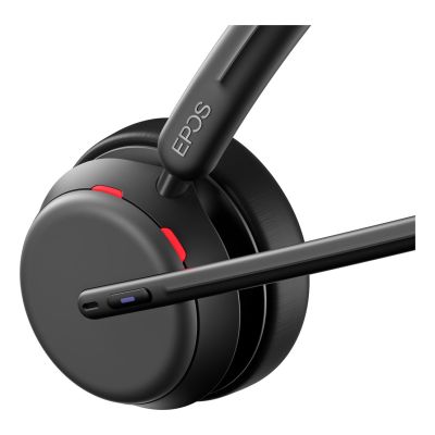 8. Zestaw słuchawkowy Bluetooth ANC z ładowarką EPOS IMPACT 1061T, z hybrydową aktywną redukcją szumów (ANC), kompatybilny z MS Teams