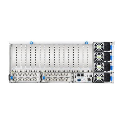 5. Platforma Asus Rack (4U) ESC8000A-E13P AMD EPYC 9005 (8xNVMe, 2xM.2, 2x10Gbe, IPMI, 3200W)