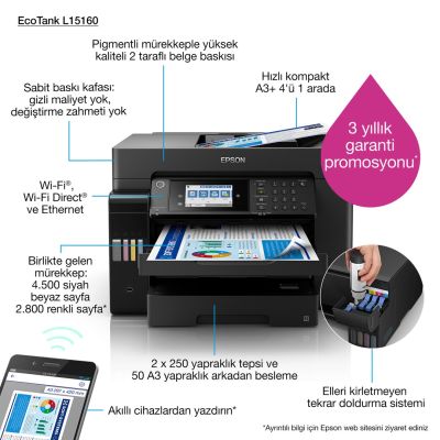 59. Epson Drukarka MFP ITS L15160 A3+