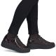 6. Półbuty damskie lakierowane sneakersy kroko brązowe Rieker N2555-25