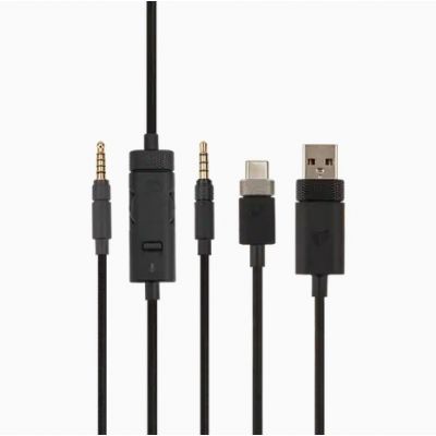 16. Corsair VIRTUOSO RGB Wireless XT Zestaw słuchawkowy Przewodowy i Bezprzewodowy Opaska na głowę Bluetooth Czarny