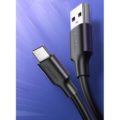 13. Kabel Ugreen US287 60117 USB-A / USB-C 3A 1.5m - czarny