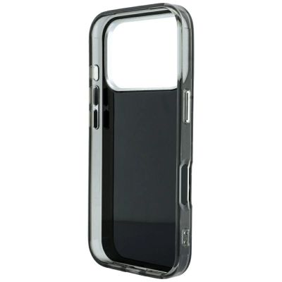 7. Etui Karl Lagerfeld IML Rhinestones Allover and Electroplated Logo na iPhone 17 Pro / 18 Pro  - czarne