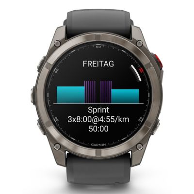 8. Zegarek sportowy Garmin Fenix 8 Pro AMOLED 51mm Sapphire Titanium