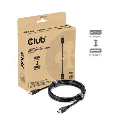 3. CLUB3D CAC-1093 kabel DisplayPort 3 m Czarny