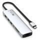 5. Satechi USB-C 7-w-1 Slim Multi Port Adapter Ethernet Srebrny