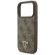6. Etui Guess 4G Strap Triangle Logo MagSafe na iPhone 17 Pro - brązowe