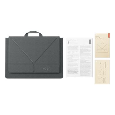 8. Lenovo | Yoga Tote Sleeve | Fits up to size 14 " | Sleeve | Grey