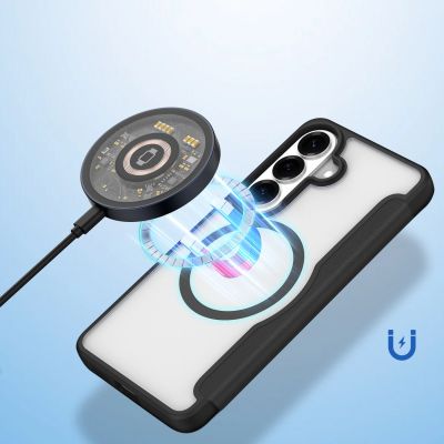 3. Etui Dux Ducis Skin X Pro z portfelem kompatybilne z MagSafe na Samsung Galaxy S26+ - czarne