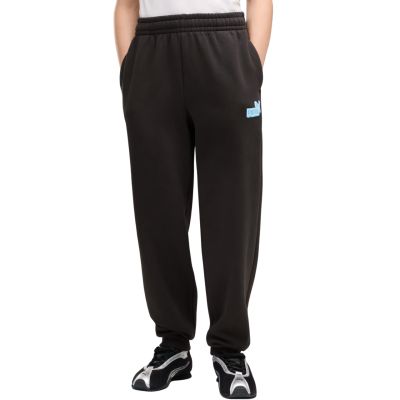 Spodnie dla dzieci Puma ESS Logo Lab Relaxed czarne 694675 01