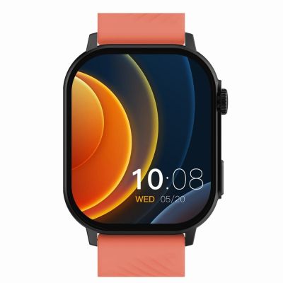 5. Smartwatch Gravity GT15-3 Czerwony Pasek Silikonowy + Czarna Bransoleta