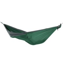 Ticket To The Moon TRAVEL HAMMOCK - Original Hamak wiszący 2 os. Nylon Ciemny Zielony, Jasny Szary