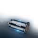 9. Baseus Circular inteligentna ładowarka samochodowa 2x USB QC3.0 Quick Charge 3.0 SCP AFC 30W czarny (CCALL-YD01)