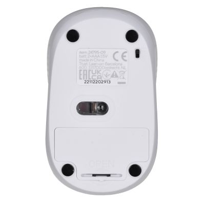 10. Mysz TRUST Primo Wireless Mouse matt white