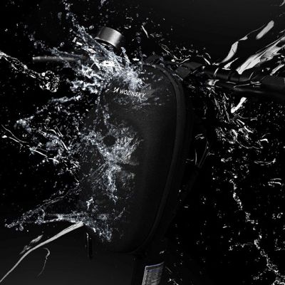 12. Wozinsky wodoodporna torba na kierownicę hulajnogi torba na hulajnogę 4l czarna (WSB1BK)