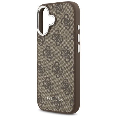6. Etui Guess 4G Classic Logo MagSafe na iPhone 17 - brązowe