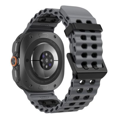 2. Pasek Tech-Protect Iconband Pro na Samsung Galaxy Watch Ultra 47 mm - szaro-czarny