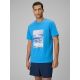T-shirt regular z nadrukiem męski 4F 4F 4FWSS26TTSHM2783-33S
