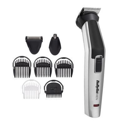 3. BaByliss 8-in-1 Titanium Srebrny, Czarny