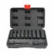 2. AWTOOLS ZESTAW NASADEK UDAROWYCH 1/2" 11cz./8-21mm/ DŁUGIE BLACK LINE